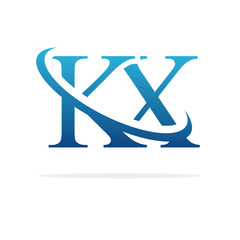 Creative KX logo icon design
