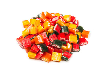 Citrus colorful candies. Jelly sweets,