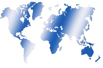 Fototapeta na wymiar map of the world
