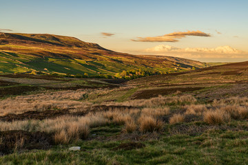 Fototapeta premium Yorkshire Dales landscape between Langthwaite and Feetham, North Yorkshire, England, UK