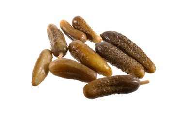 cucumber isolated on white background