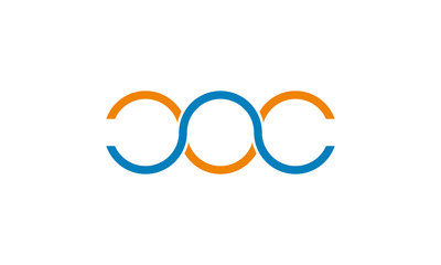 Fototapeta premium triple O unique logo