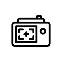 Camera Trendy Flat Icon Design