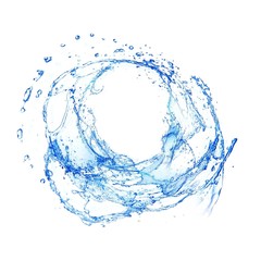 水しぶきのクローズアップ