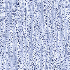 Indigo cyanotype dyed effect distressed worn bleached graphical motif. Noisy brushed faded mottled, intricate grungy stained navy design. Seamless repeat raster jpg pattern swatch.