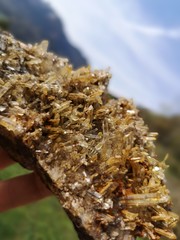 minéralogie - pointe de quartz de vizille