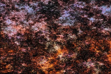 Galaxy - universe with colorful nebulae and many stars