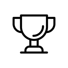 Trophy Trendy Icon, Champion Award Theme,