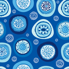 Floral seamless texture, endless pattern with flowers. Seamless pattern can be used for wallpaper, pattern fills, web page background, surface textures.