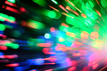 Optical fiber lighting design
