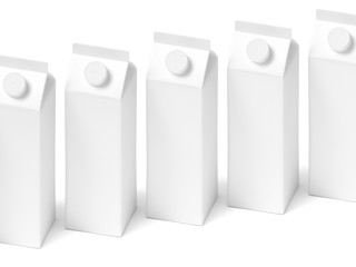 3D mockup of a packaging packaging template.