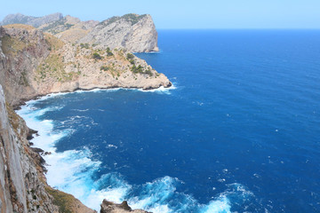 Cap de Formentor on Mallorca island, Spain.