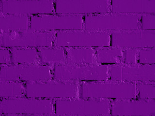 Abstract texture of a purple brick wall.