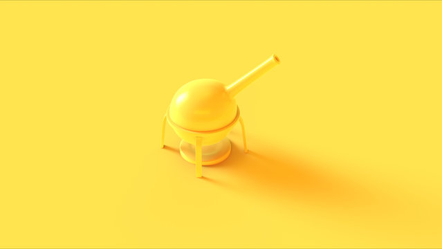 Yellow Lab Equipment 3d illustration 3d render