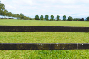 closeup of wooden fence