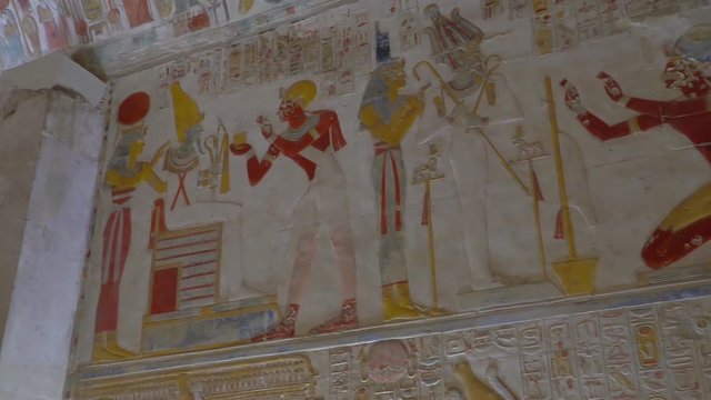Temple of Seti I in Abydos. Abydos is notable for the memorial temple of Seti I, which contains the Abydos of Egypt King List from Menes until Seti I's father, Ramesses I. Egypt.