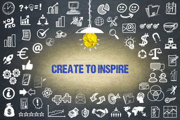 Create to inspire 