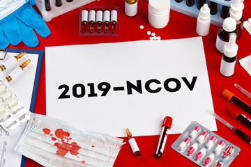 Coronavirus outbreak concept.Coronavirus diagnosis, laboratory testing