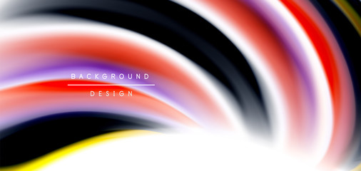 Silk smooth lines on white, liquid fluid color waves. Vector Illustrations For Wallpaper, Banner, Background, Card, Book, Illustration, landing page, cover, placard, poster, banner, flyer, design