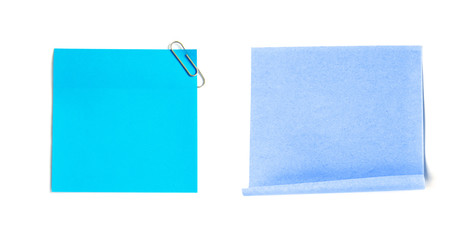 note paper isolated on the white background