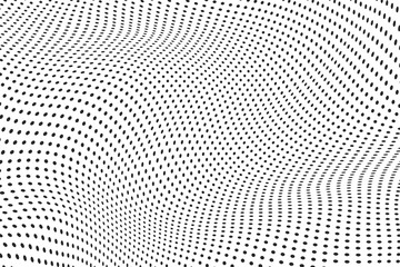 Half tone dots abstract background. Vector pixels illustration. 