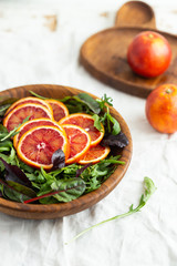 fruit and greens snack plate