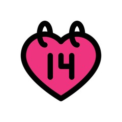 valentines related love and romance written text in heart calendars vectors with editable stroke,