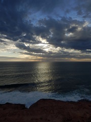 Esperance côte sauvage plage sable blanc coucher de soleil