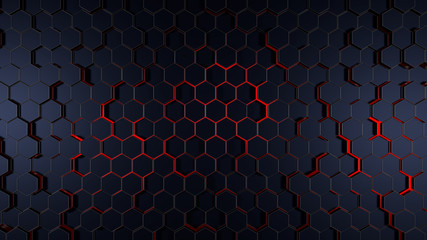 Abstract honeycomb background