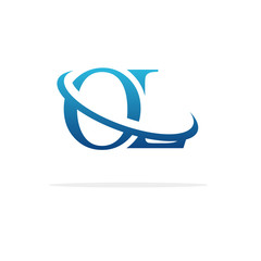 Creative OL logo icon design