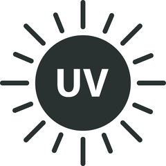 UV led lamp icon