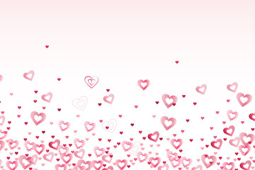 Fototapeta na wymiar EPS 10 vector. Hearts with copy space. Valentines day concept.