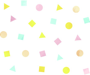 お花のイラスト 背景 ライン かわいい パステル 素材 April Wall Mural Apr Yugoro