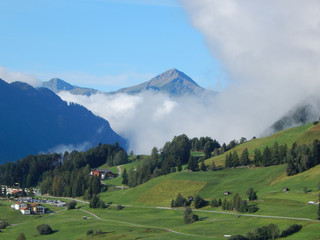 Berglandschaft in Österreich Alpen im Sommer