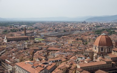 Fototapeta na wymiar Panorama of Florence, Tuscany, Italy