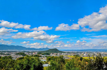 Fototapeta na wymiar 奈良　甘樫丘からの眺め