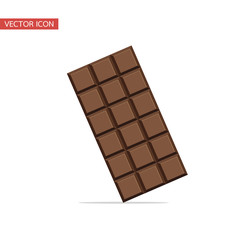 chocolate bar isolated vector flat design