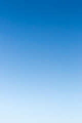 clear blue sky background