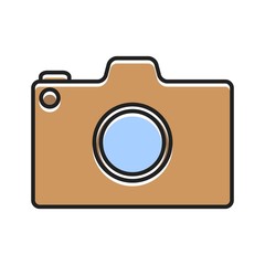 illustration vector graphic of camera icon, fit for icon, symbol, logo, illustration, etc.