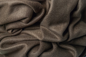red heart in the folds of the fabric