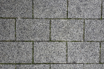 gray granite tiles on the street