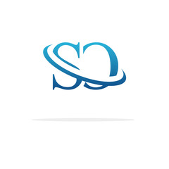Creative SO logo icon design