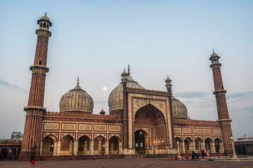 jama masjid sunrise