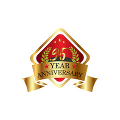logo event anniversary 95 vector design