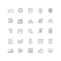  Line icons set. E-commerce pack. Vector Batch