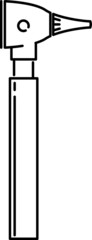 otoscope icon - vector illustration