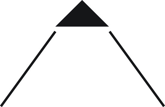 Beam Angle icon for led light - vector illustration