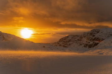 Sunrise on Mountain Top