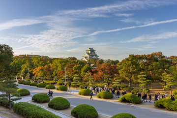 Osaka Castle, one of Japan most famous landmarks, built in 1583 played a major role in the unification of Japan by that time.