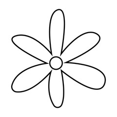 Flower icon vector flat on white background. flower icon image. flower icon flat vector illustration for graphic and web design.